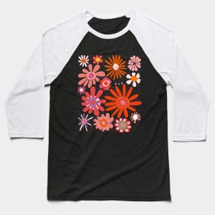 Floral pattern - beautiful floral design - floral illustration Baseball T-Shirt